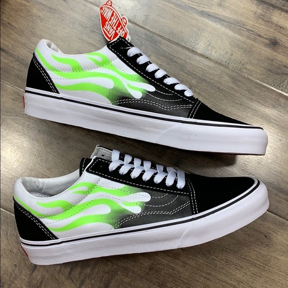 WMNS VANS OLD SKOOL FLAME black/true white - Picture 4 of 16